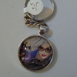 Keychain Black Cat Unique Deconstructed Comic